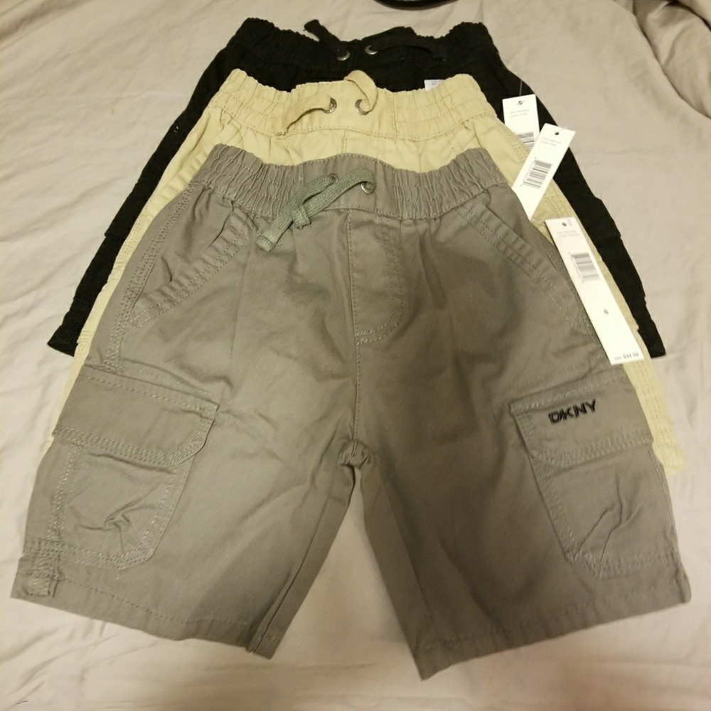 BNWT DKNY Boys Cargo Shorts